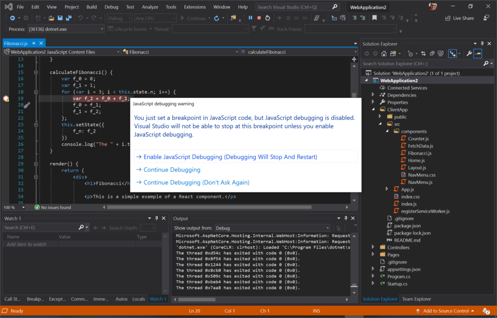 Debug JavaScript in Microsoft Edge from Visual Studio - Visual Studio Blog