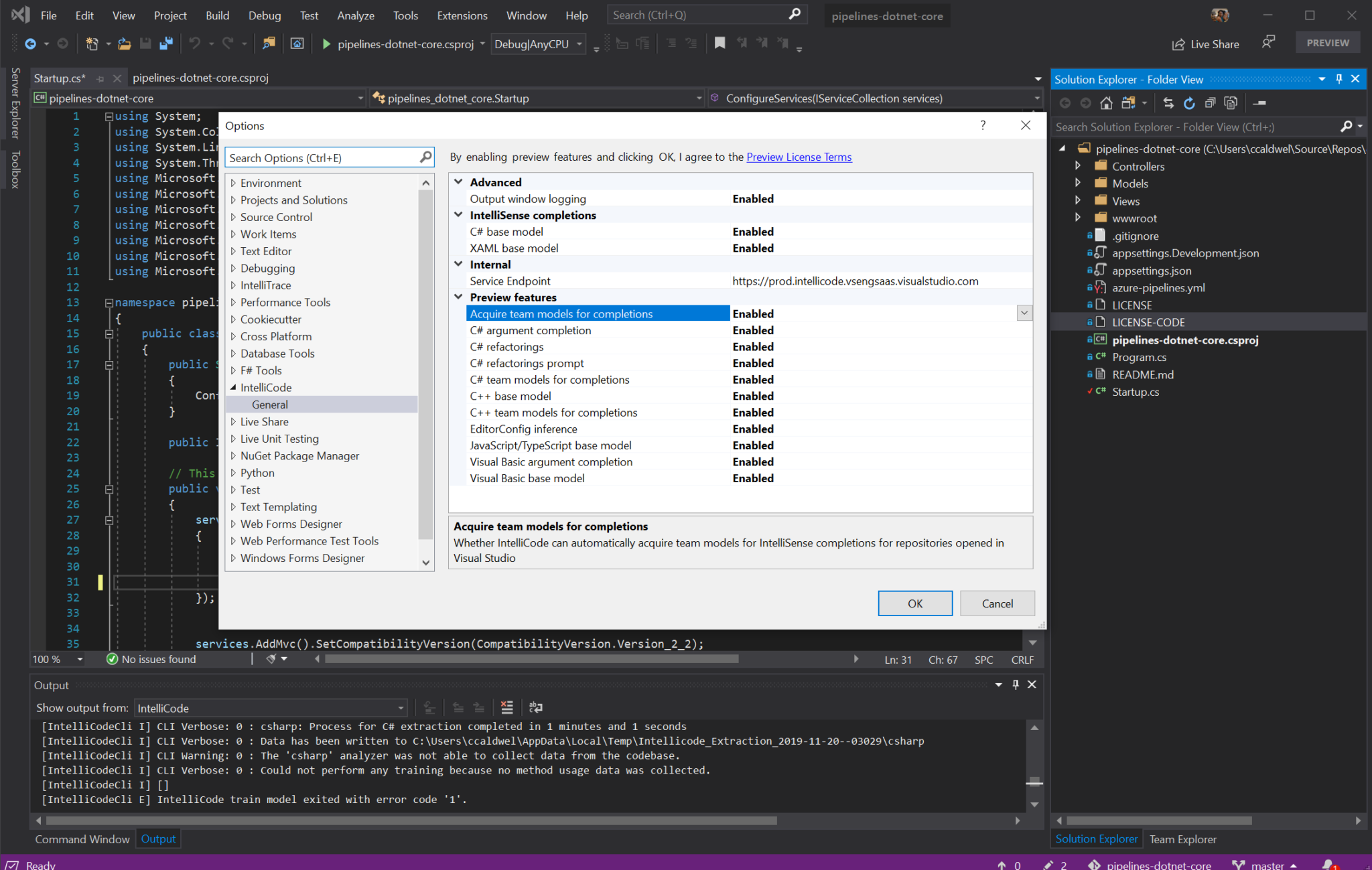 AI-assisted IntelliSense for your team's codebase - Visual Studio Blog