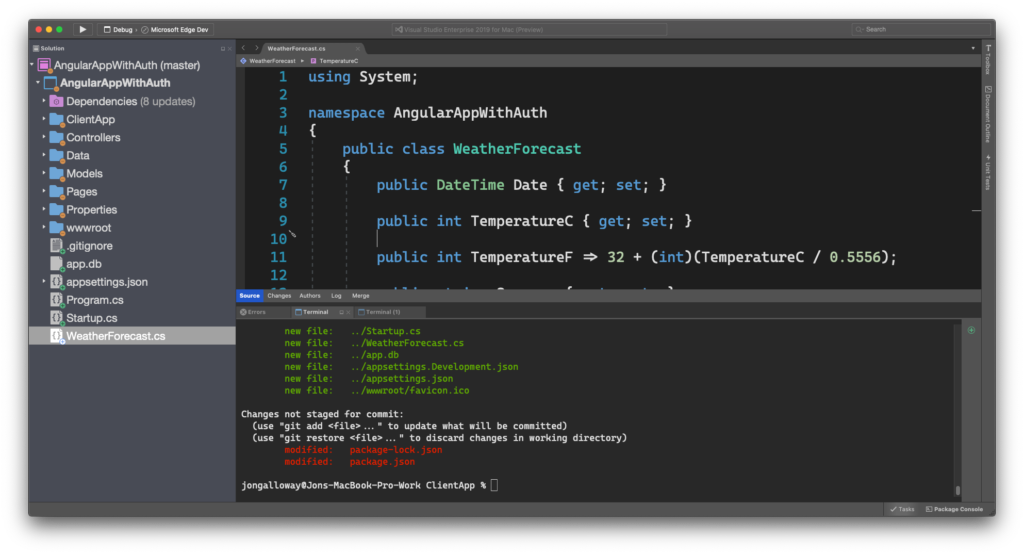 visual studio code for mac