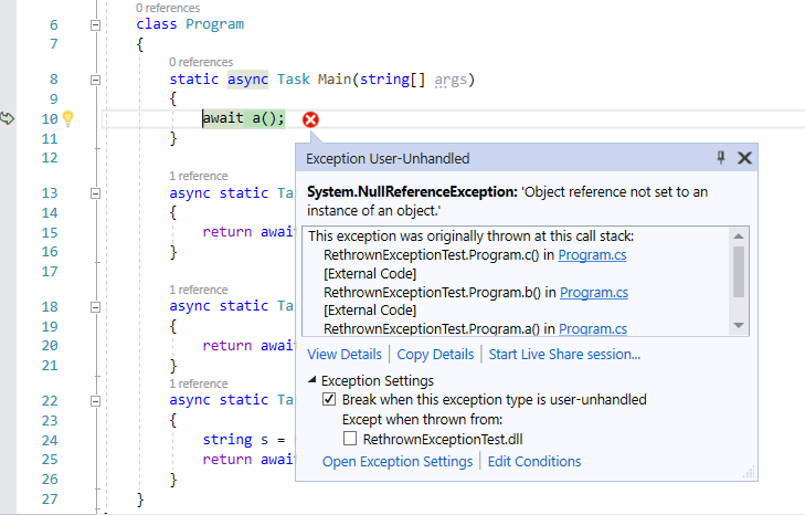 Microsoft Visual Studio on X: How to Extend the async methods