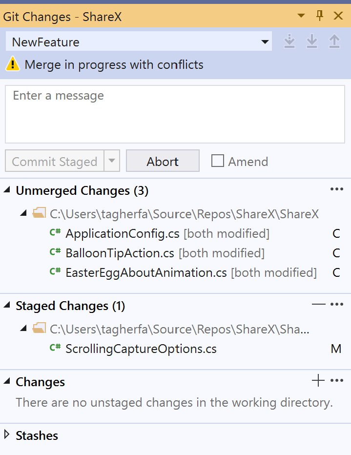 Exciting new updates to the Git experience in Visual Studio 