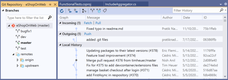 Announcing The Release Of The Git Experience In Visual Studio - Visual ...