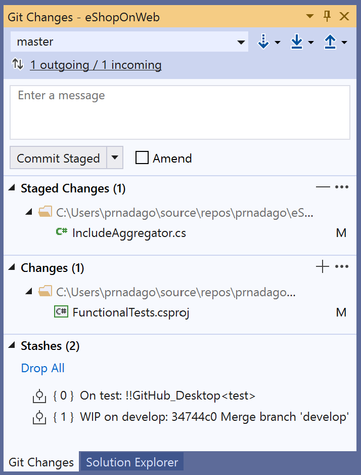 Announcing the Release of the Git Experience in Visual Studio - Visual  Studio Blog