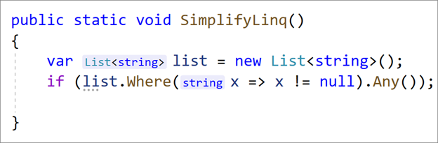 Inline Type Hints in Visual Studio 2019 v16.9