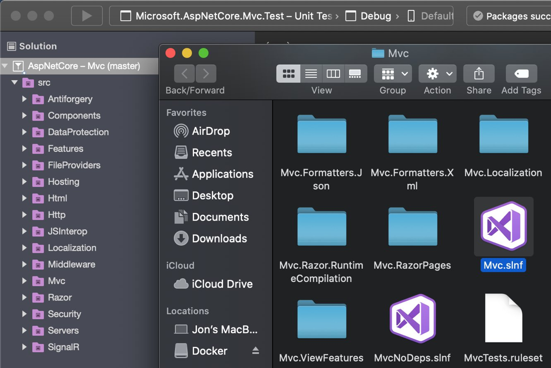 Visual Studio for Mac Solution Filter (.slnf) support