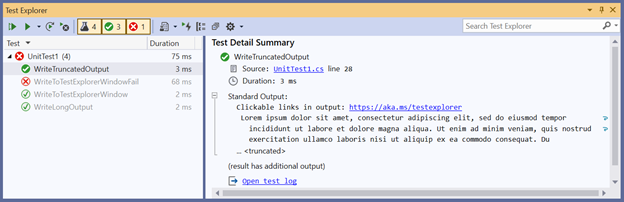  Hyperlinks and stacktrace links are now navigable and keyboard friendly.