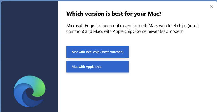 Microsoft Edge download dialog