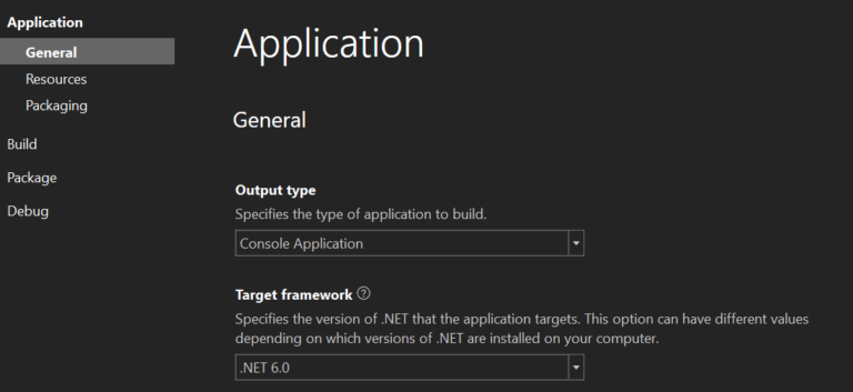 Revamped Project Properties UI - Visual Studio Blog