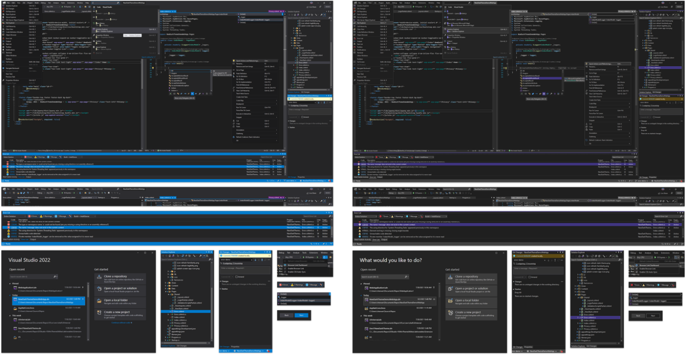 Microsoft Visual Studio 2022 Интерфейс. Вижуал студио 2022. Скриншоты Visual Studio 2022. Интерфейс вижуал студио 2022.