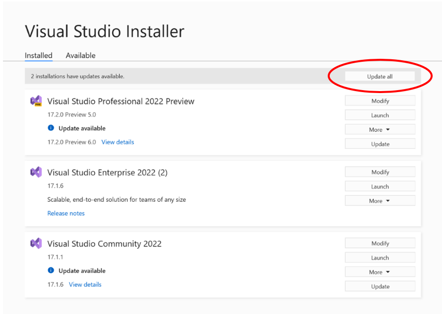 How To Install  Studio/How to Update  Studio 