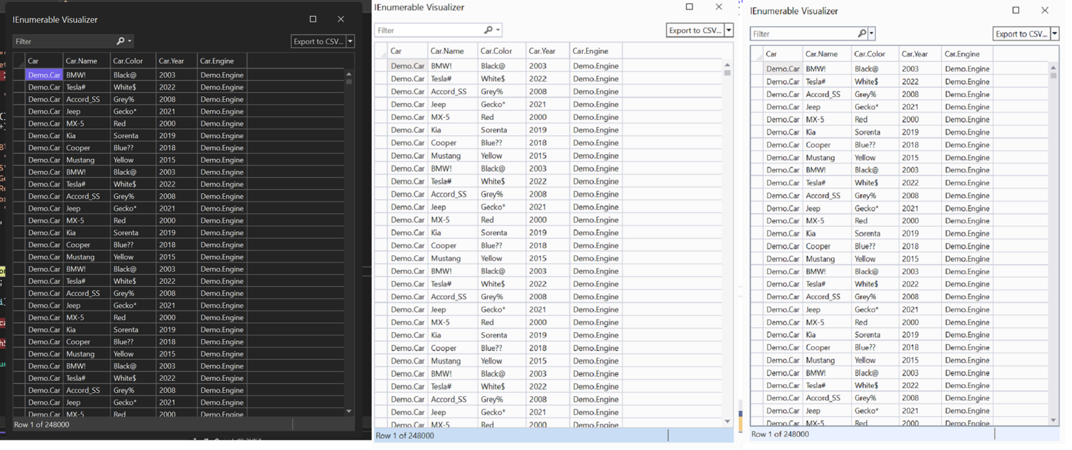 Ienumerable Debugger Visualizer Improvements Visual Studio Blog