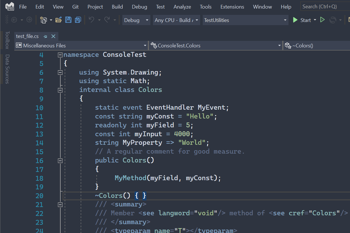 Bring VS Code themes to Visual Studio 2022! - Visual Studio Blog
