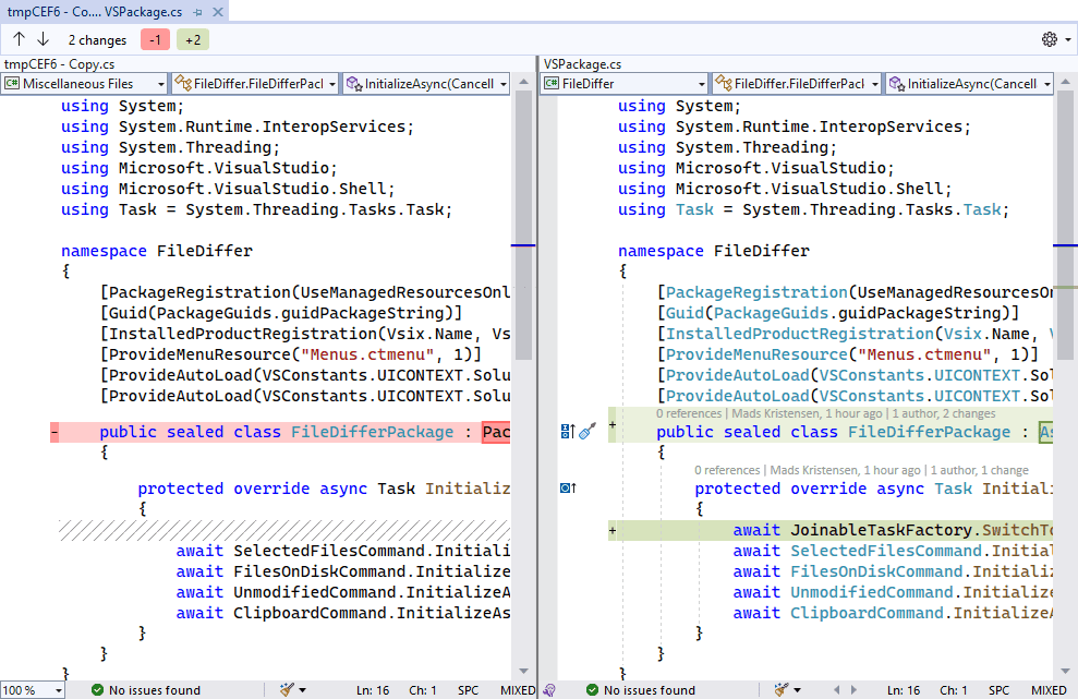 Comparing Files In Visual Studio - Visual Studio Blog