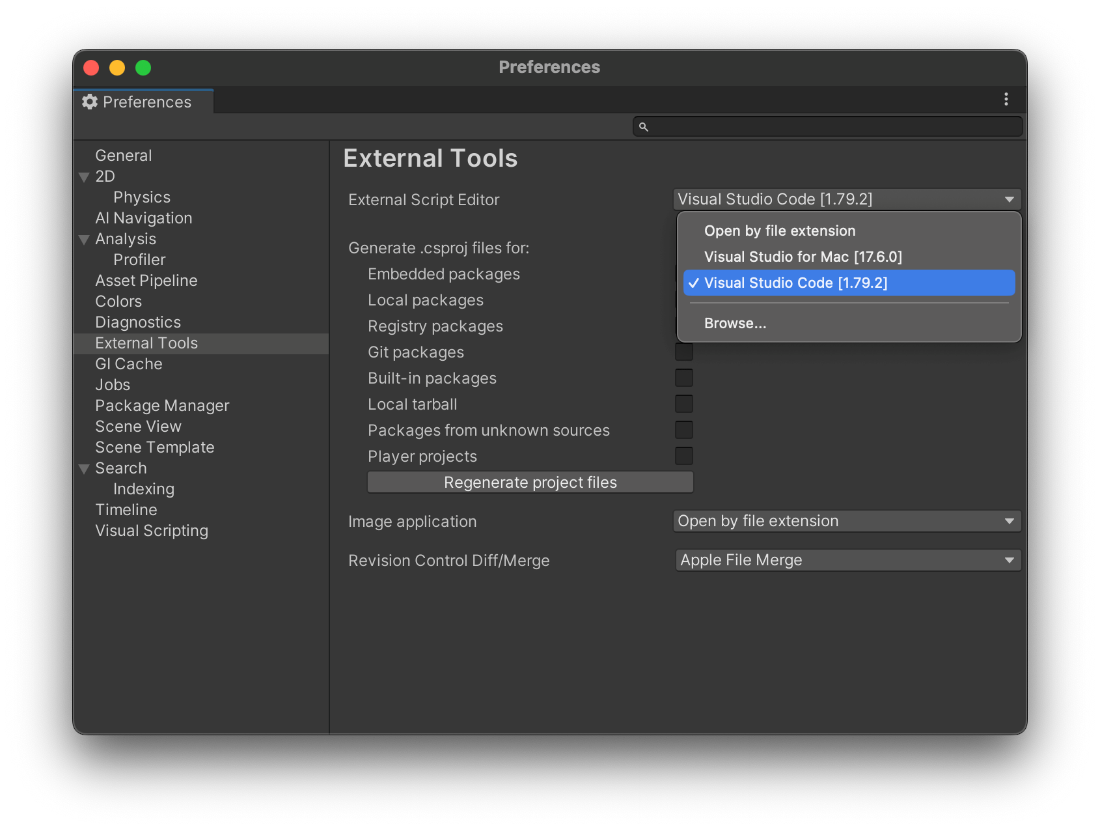 Unity External Tools