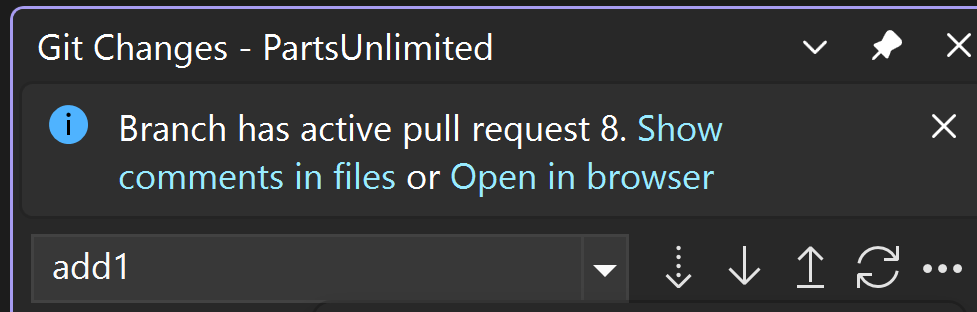 Quick Tipp: See pull request comments in Visual Studio