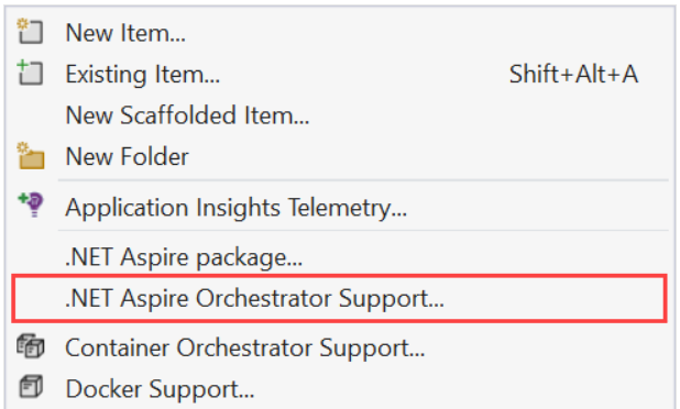 Highlighting .NET Aspire Orchestrator Support