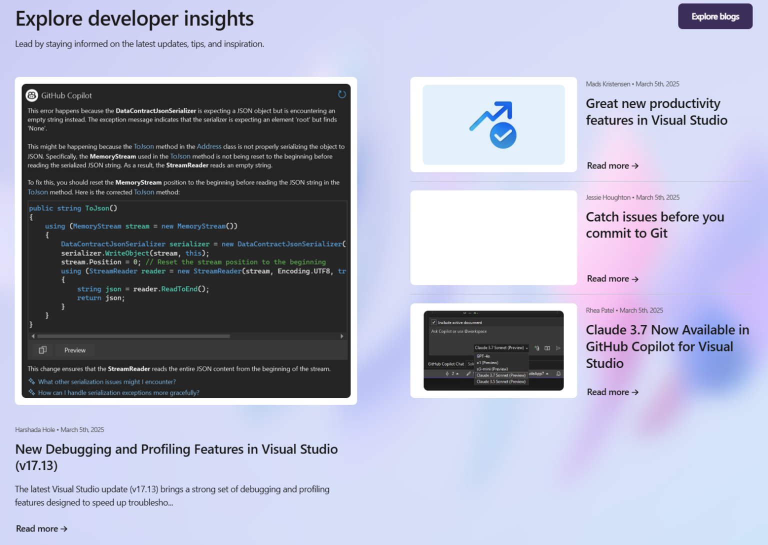 Introducing Visual Studio Hub - Visual Studio Blog