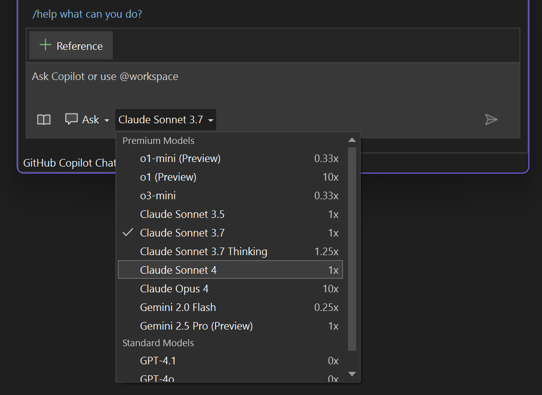 Better Models, Smarter Defaults: Claude Sonnet 4, GPT-4.1, and More Control in Visual Studio