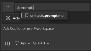 Attach prompt files to your prompts