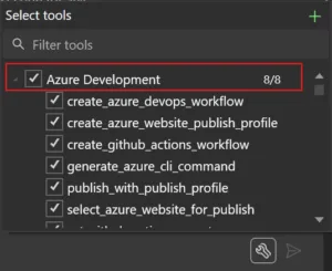 AzureDevelopmentToolSelection image