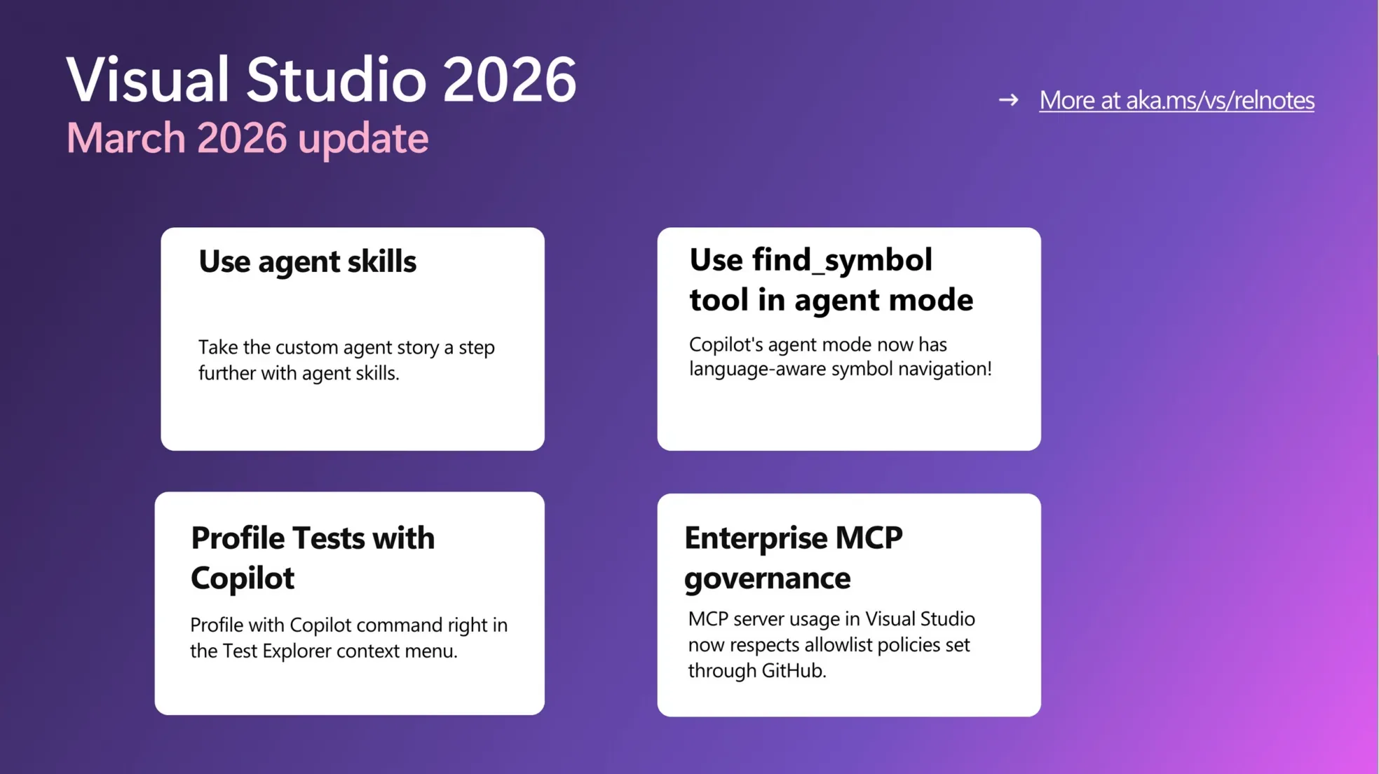 Visual Studio March Update – Build Your Own Custom Agents