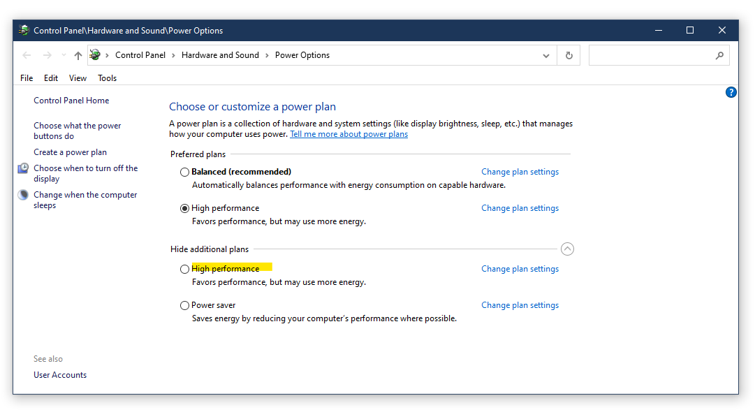 remove a power plan through powershell