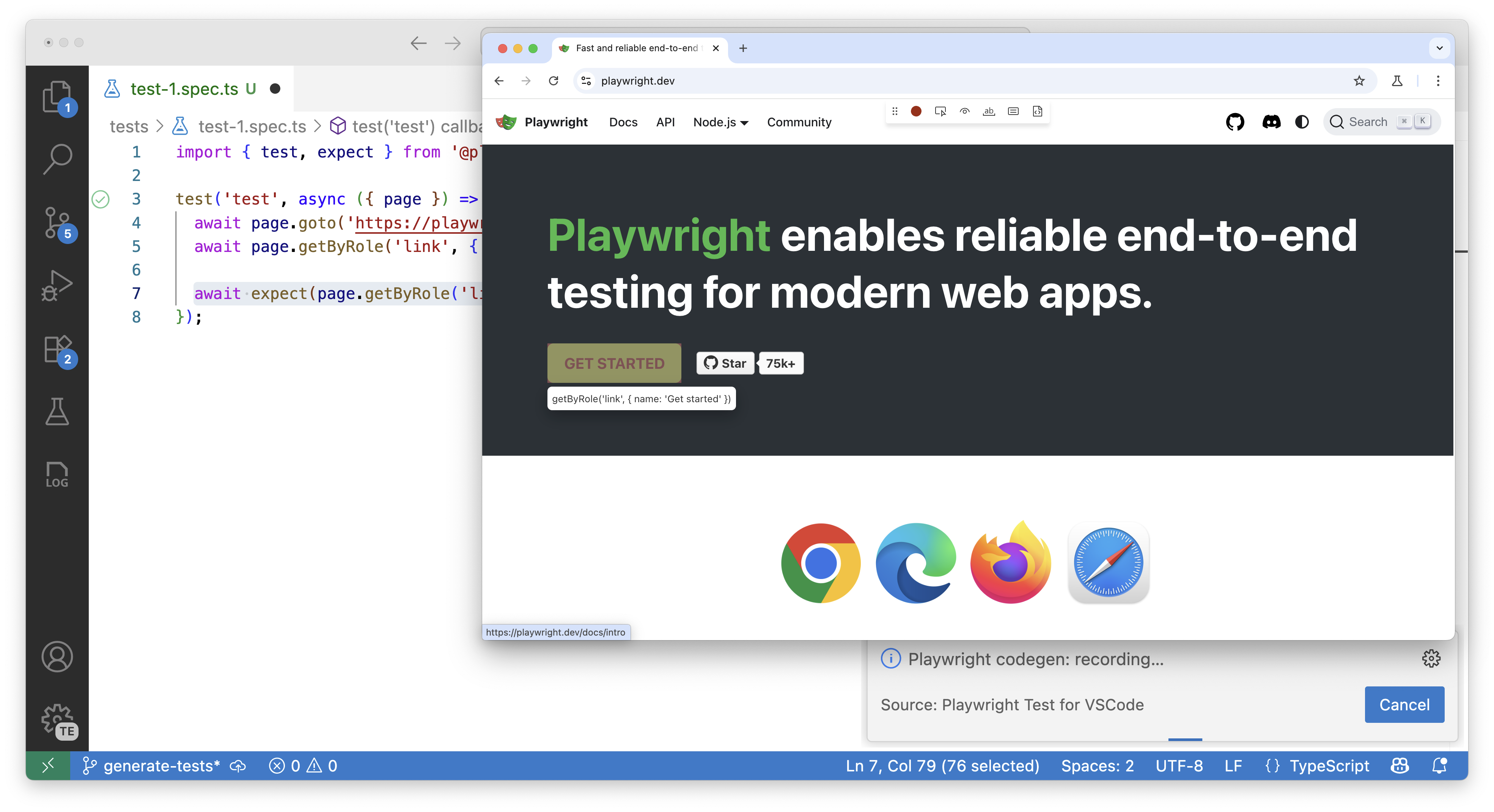 Codegen in action