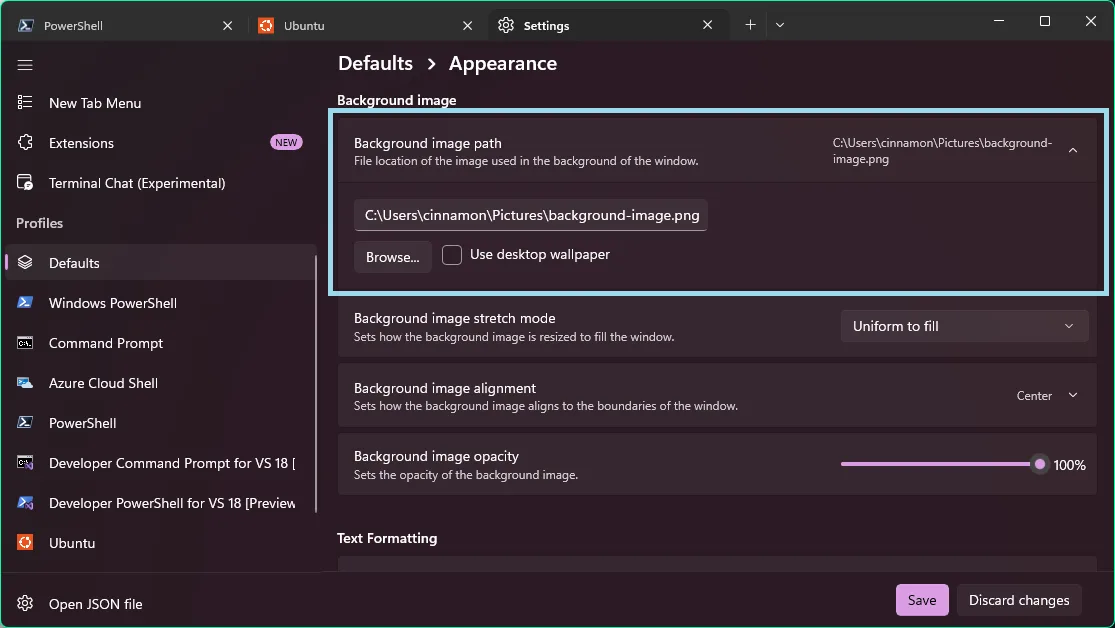 background image image