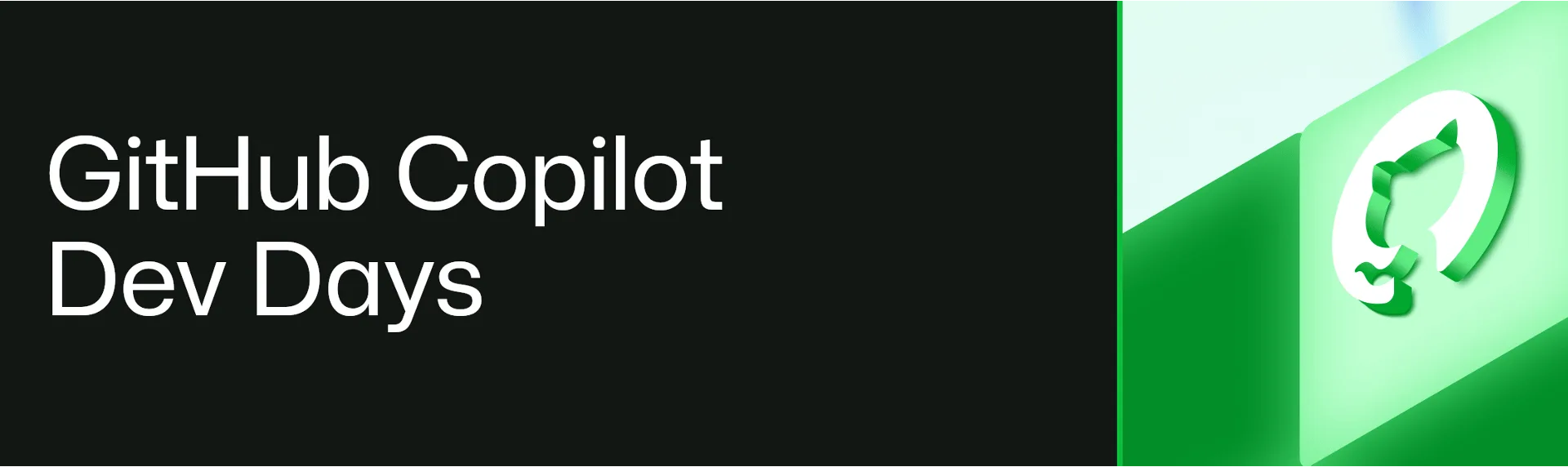 GitHub Copilot Dev Days banner image