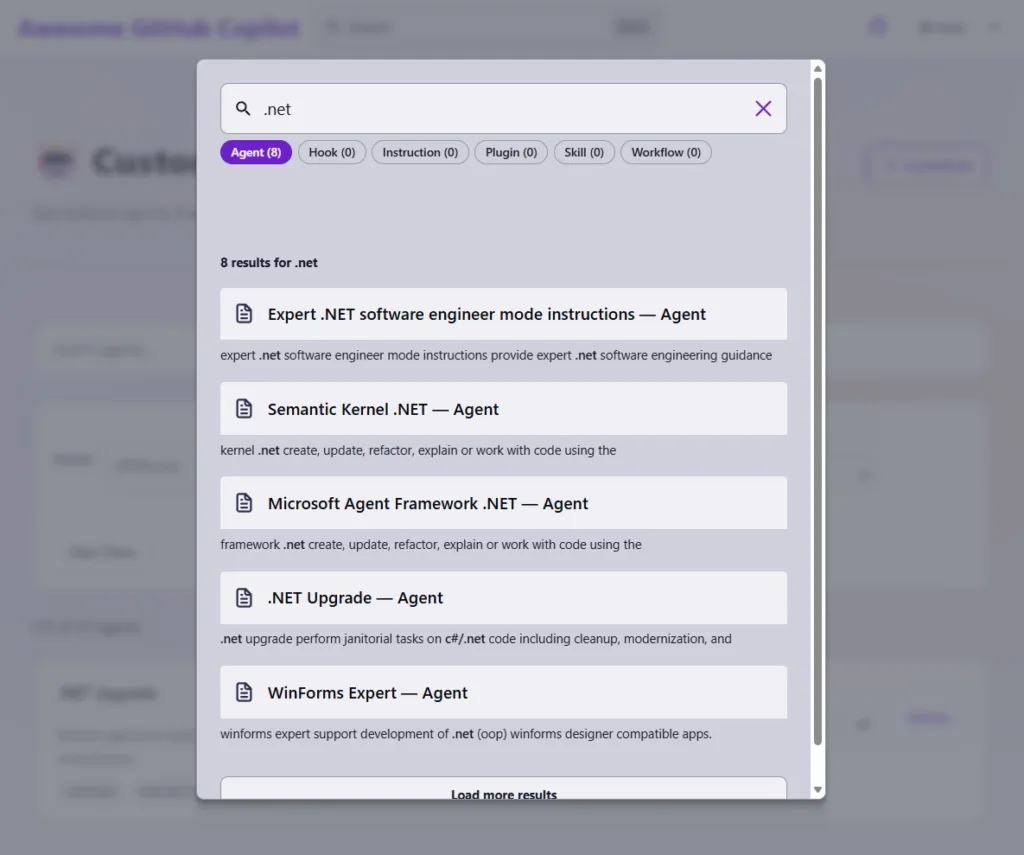 searching for .NET agents