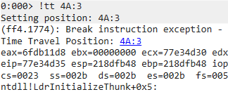 time travel debugging applications