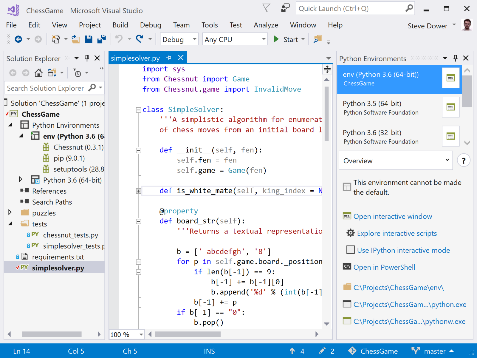 Released Python Support In Visual Studio 17 Python