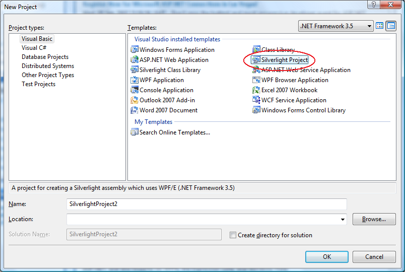 how to add silverlight to visual studio 2008