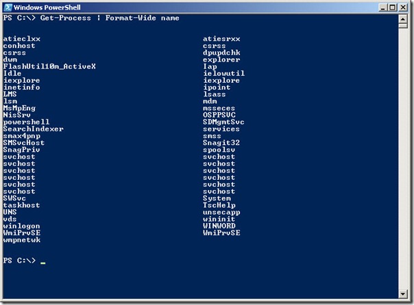 Scripting Wife Learns To Format Wide Output With Powershell