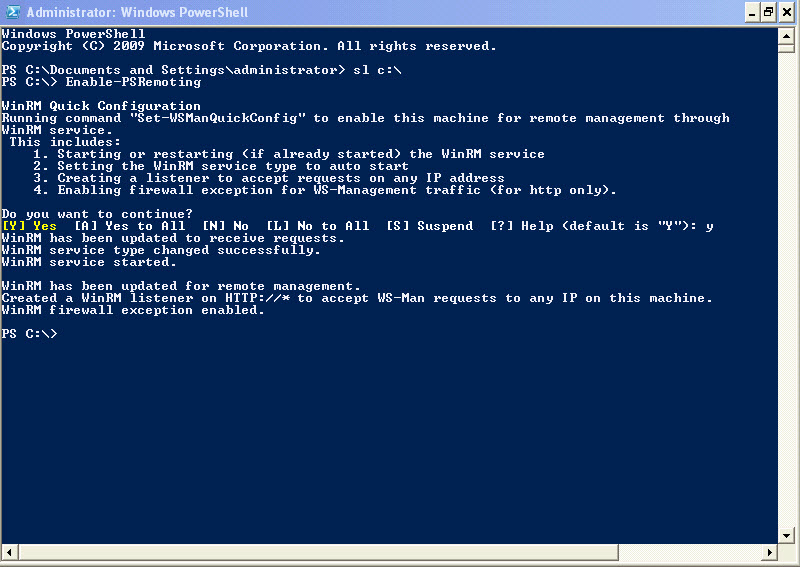 Executing PowerShell Scripts and Commands (cmdlets) on Remote