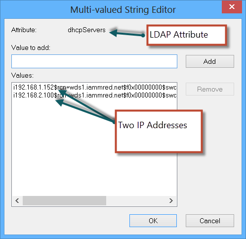 Image of Multi-valued String Editor dialog box