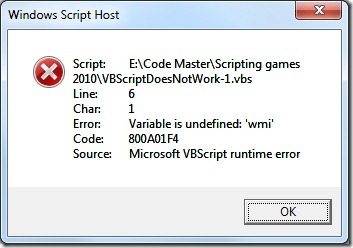 Image of dialog box shown when script is run