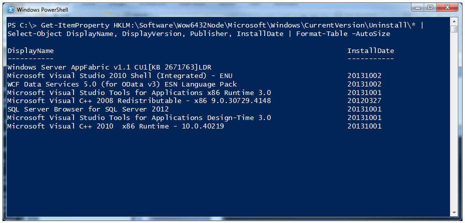 how to install software using powershell