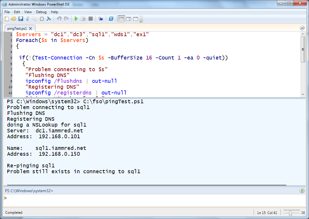 powershell ping mac address