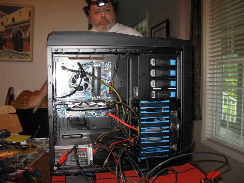 The Scripting Guy down in the mines...rather, building a new computer