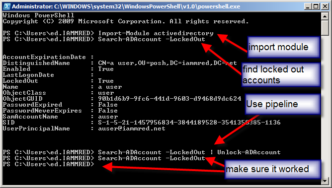 Use Powershell To Find Locked Out User Accounts Scripting Blog