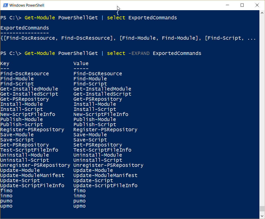 Overview Of The Powershellget Module To Find Scripts Scripting Blog 3262