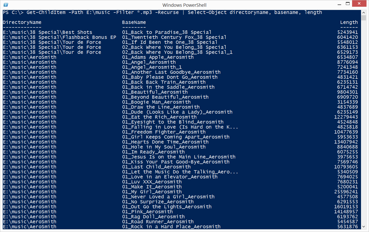 powershell export list to file