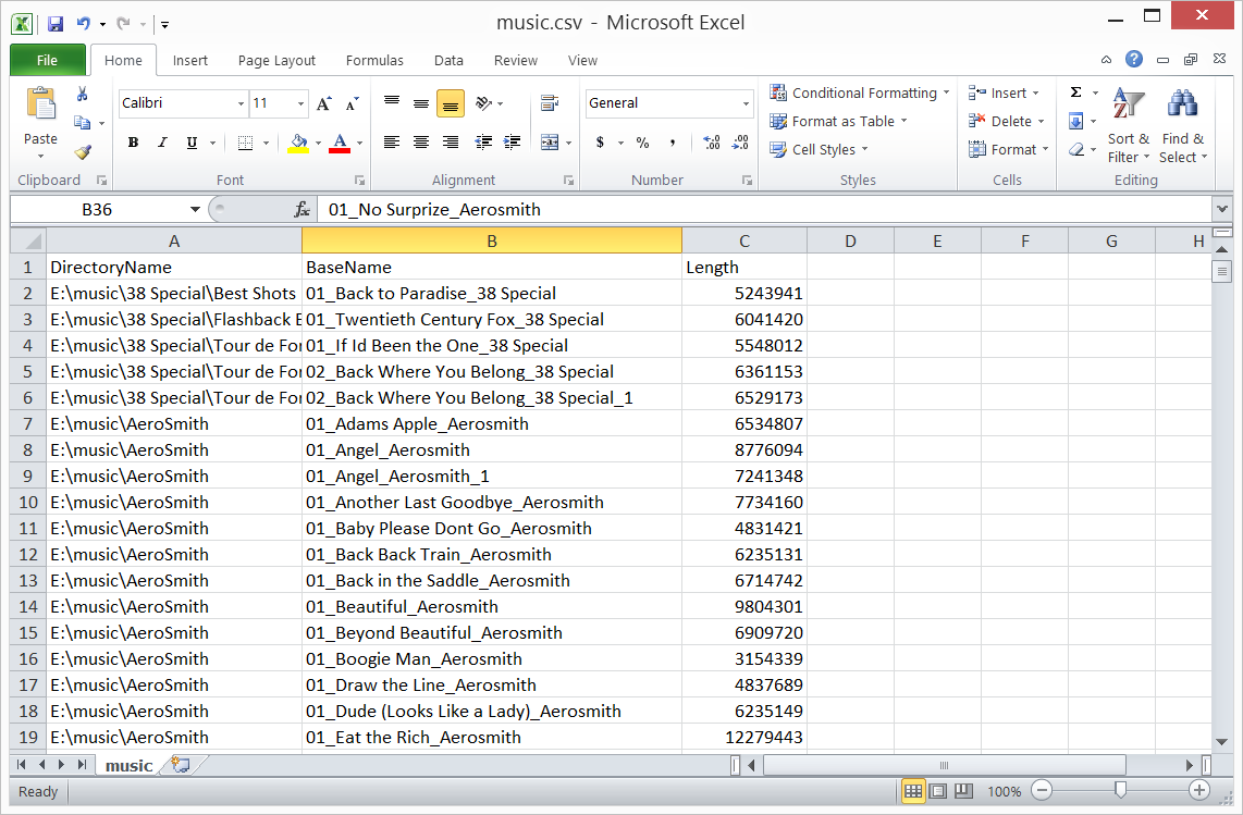 Export Folder Structure To Text File