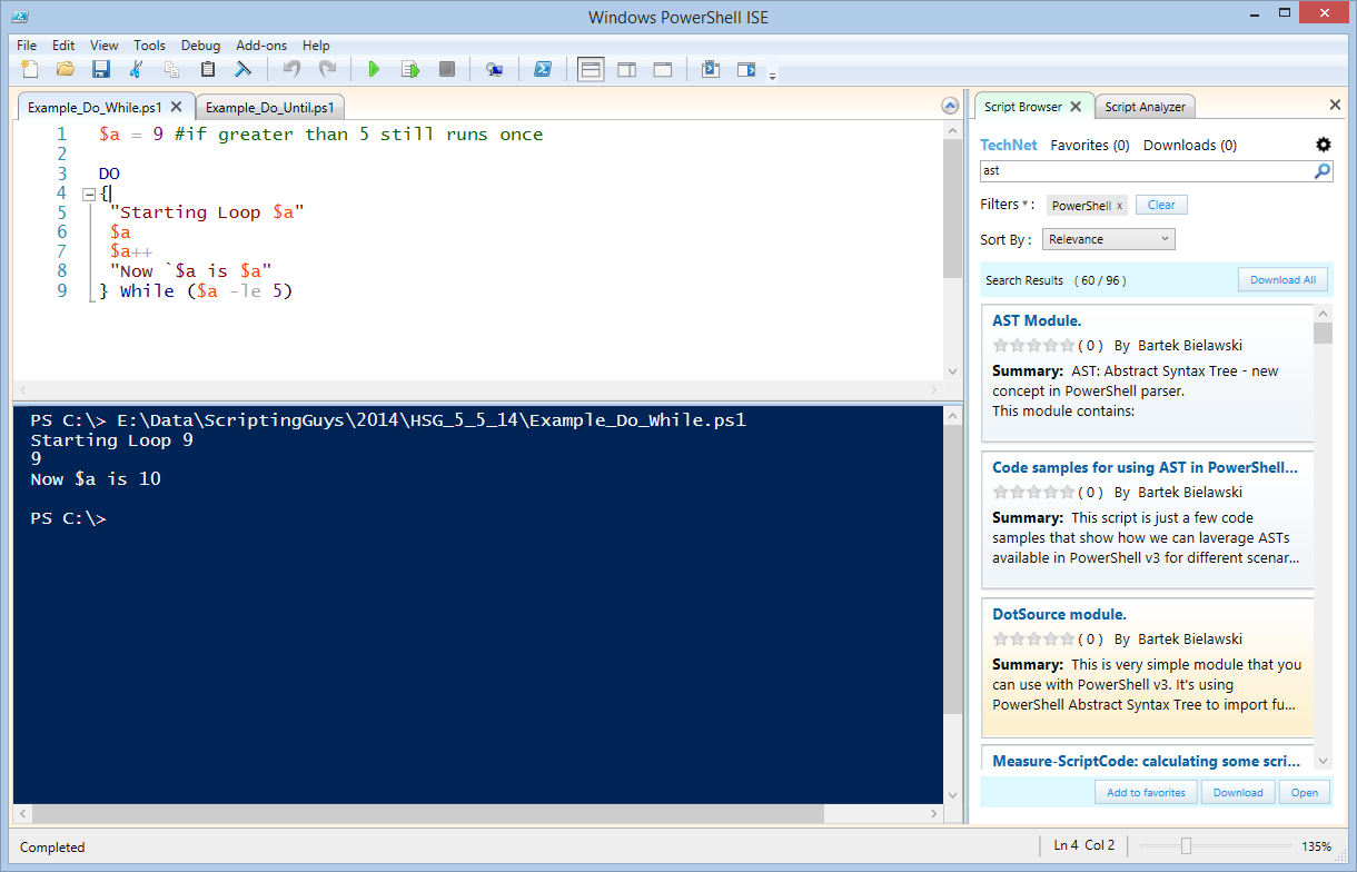 PowerShell Looping: Understanding and Using Do…Until - Scripting Blog  [archived]