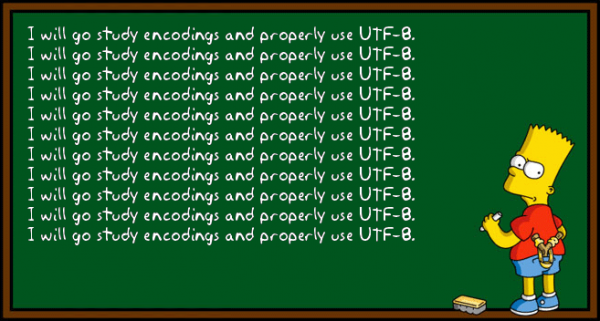 Study your Unicode Text Encodings!