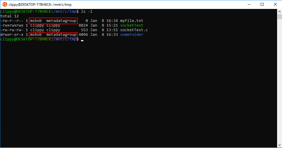 Chmod Chown Wsl Improvements Windows Command Line