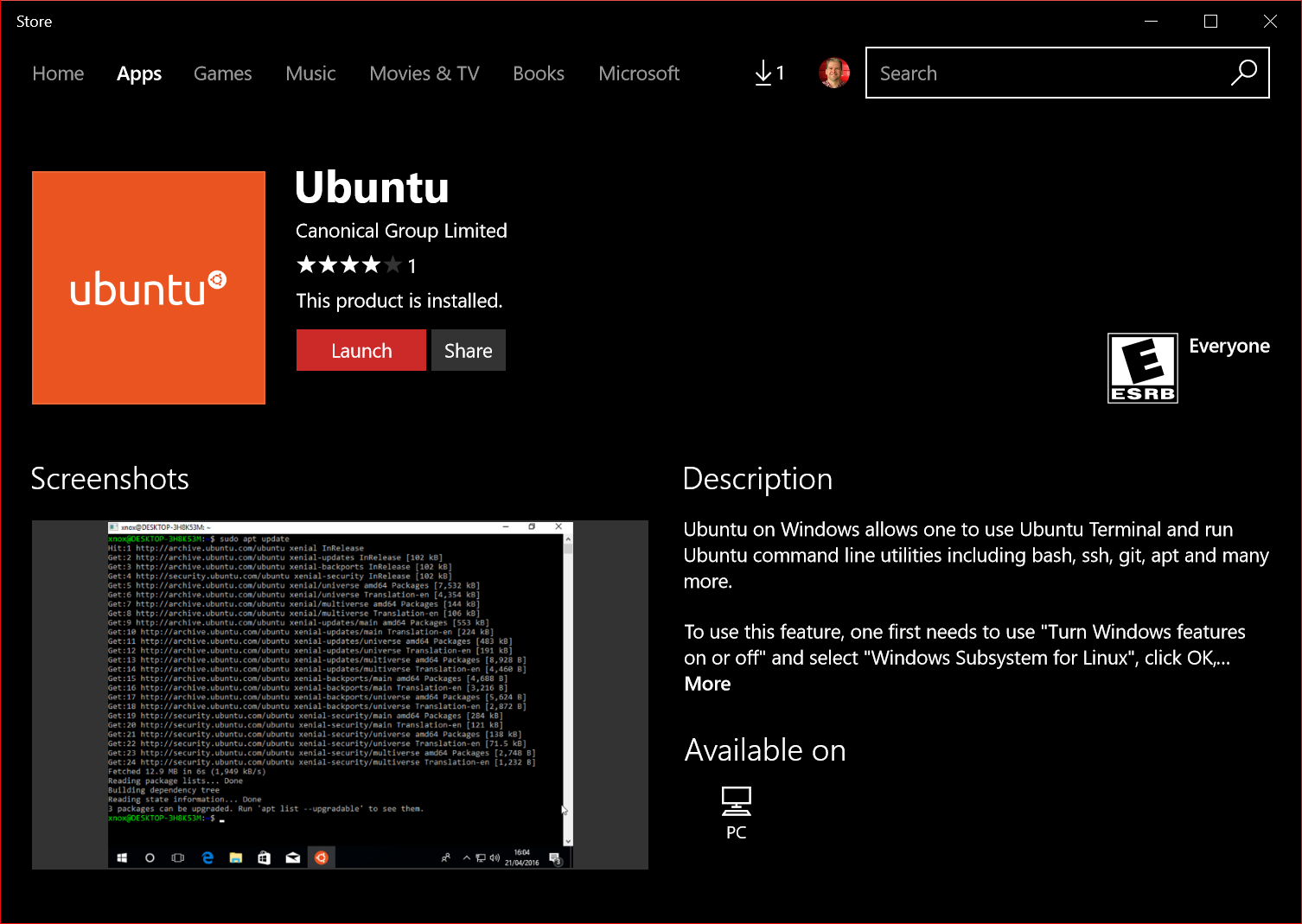 Ubuntu now available from the Windows Store! - Windows Command Line