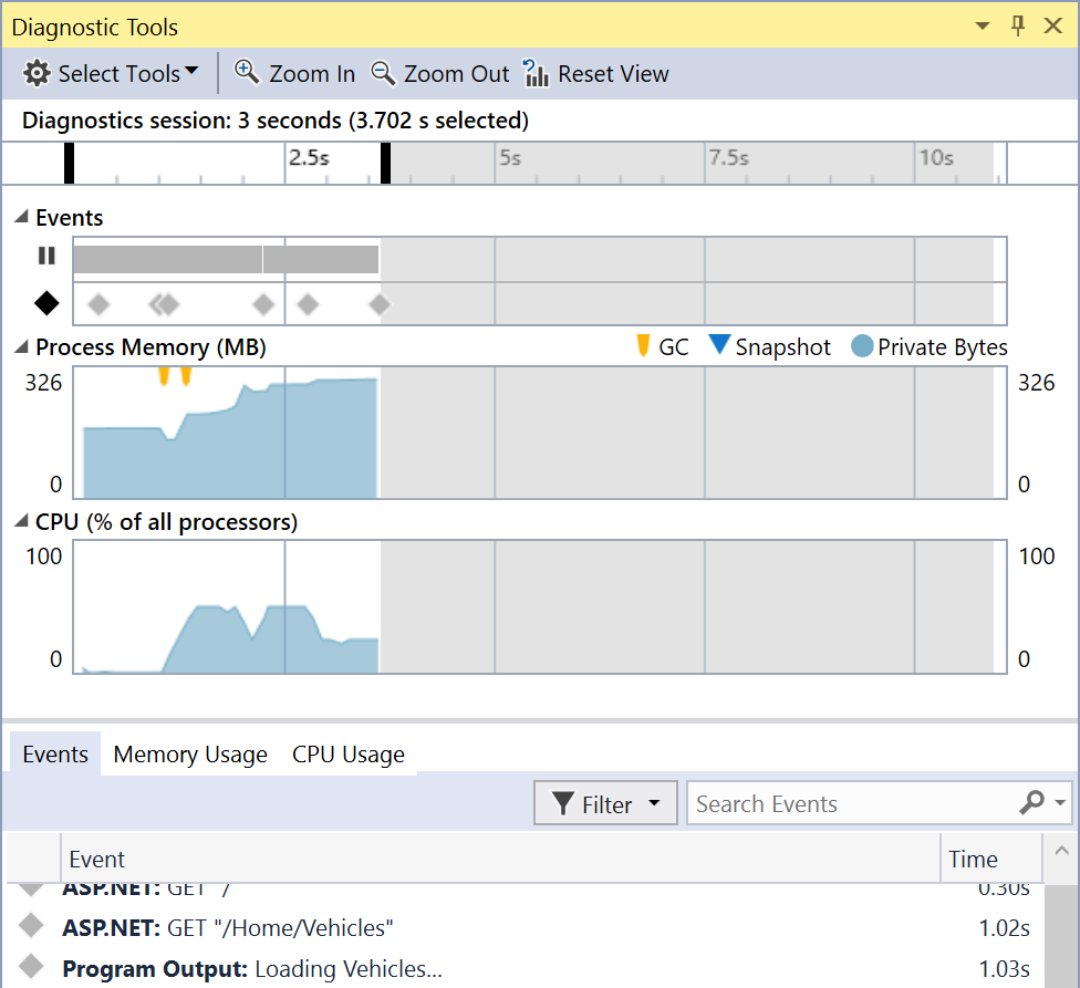 CPU and Memory while Debugging - Visual Studio Blog