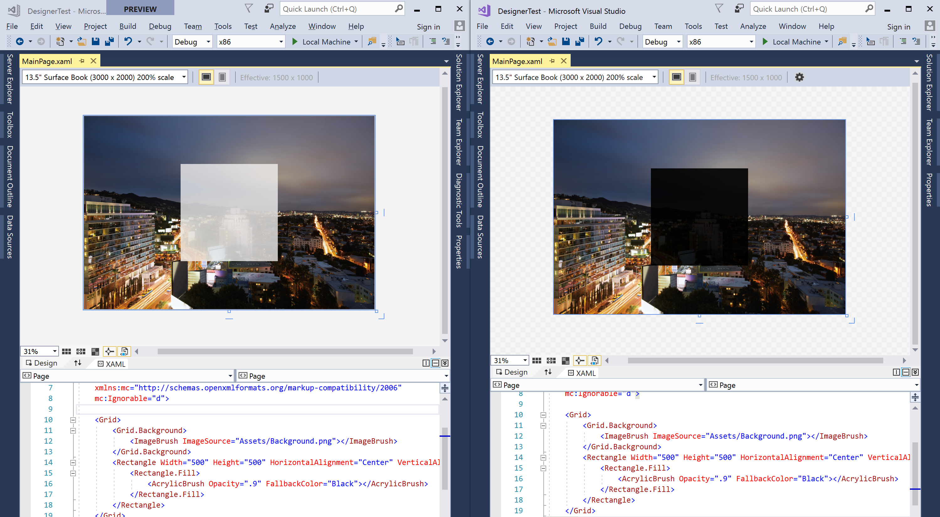 A significant update to the XAML Designer - Visual Studio Blog